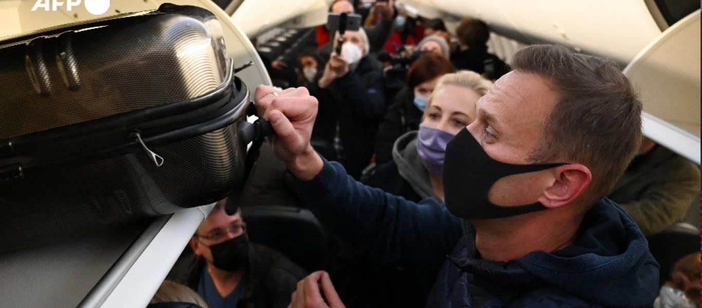 Α.Ναβάλνι: Συνελήφθη μόλις έφτασε στη Μόσχα